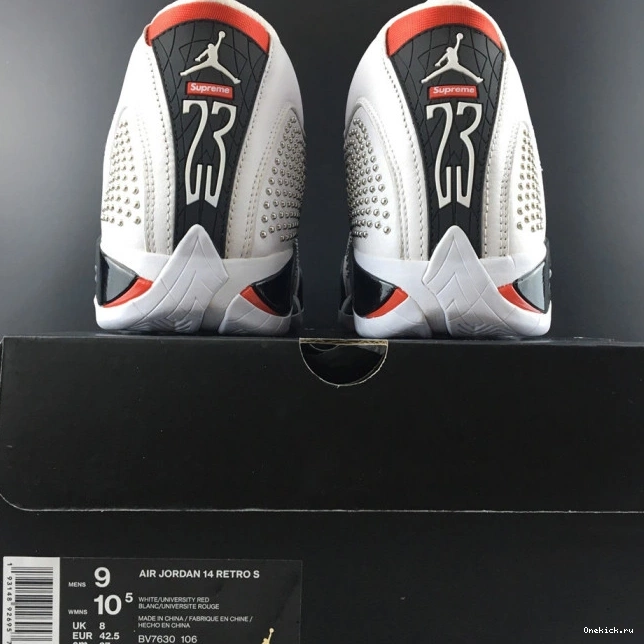 One Kick Retro 14 White Jordan BV7630-106 Air 0708